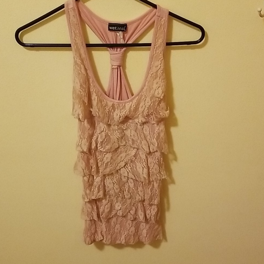 Ruffled Tank Top